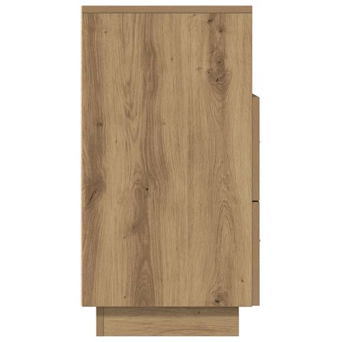 Szafka nocna z 2 szufladami, dąb artisan, 36x36x68 cm na Arena.pl