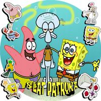 OPŁATEK NA TORT 20CM - SPONGEBOB BAJKA + IMIĘ + ! 15CM 18CM