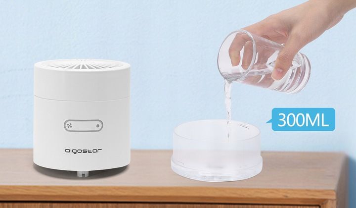 PRZENOŚNY MINI WENTYLATOR Z MGIEŁKĄ 10W 4W1 zdjęcie 6