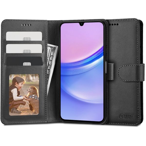 TECH-PROTECT WALLET GALAXY A15 4G / 5G BLACK zdjęcie 1