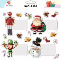 Naklejki Na Prezenty Boże Narodzenie 6