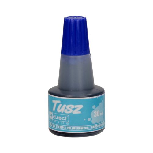Tusz do pieczątek i stempli 30ml niebieski D'RECT na Arena.pl