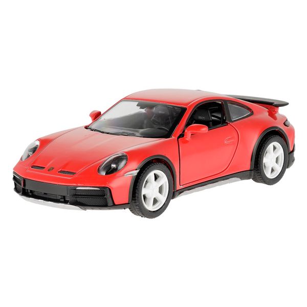 Model 1:36, Porsche 911 Rallye, czerwony zdjęcie 2