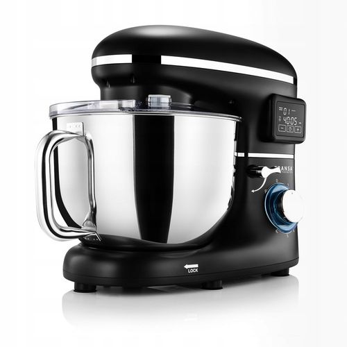 Robot planetarny z podgrzewaną misą Kuchenny Czarny MISA 6L DUŻA MOC na Arena.pl