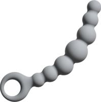 plug anal beads flexible wand grey