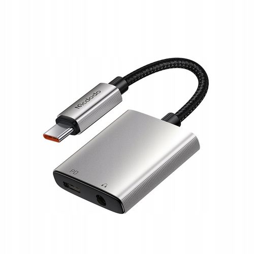 MCDODO ADAPTER USB-C MINI JACK 3,5MM PRZEJŚCIÓWKA KABEL AUX DO SAMSUNG DAC na Arena.pl