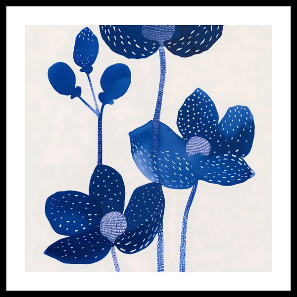 Plakat 40x40cm Nocne Kwiaty zdjęcie 3