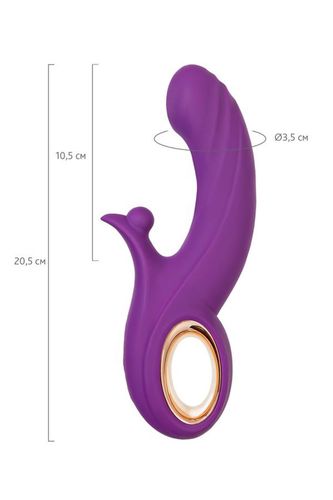 vibrating roller with up&down functions by jos julli, silicone, purple na Arena.pl