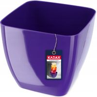 DONICZKA OSŁONKA NA KWIATY KWADRATOWA FIOLET 8CM