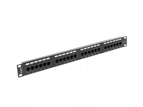 Patch panel Lanberg PPU5-1024-B 24 port 1U kat.5e czarny na Arena.pl