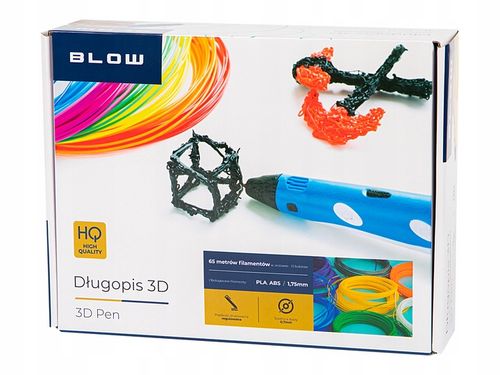 ZESTAW MAGICZNY DŁUGOPIS 3D PEN DRUKARKA STOJAK + WKŁADY DLA DZIECI 65M na Arena.pl