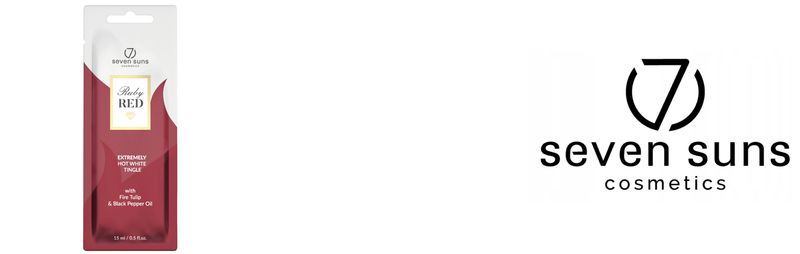 Zestaw 3x 7suns Ruby Red Extremely Hot White Tingle 15ml zdjęcie 4