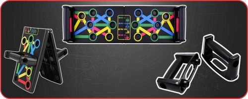 DESKA DO ROBIENIA POMPEK ĆWICZEŃ PUSH POMPKI TRENING + UCHWYTY 14w1 na Arena.pl