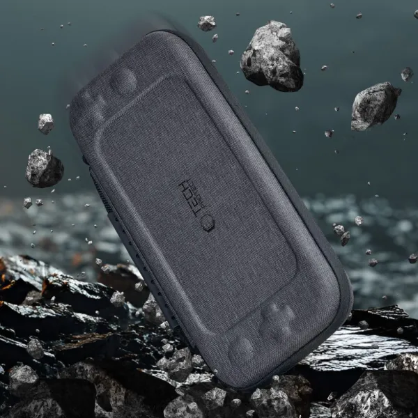 etui tech-protect hardpouch na nintendo switch 2 - szare zdjęcie 5