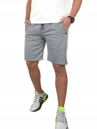 SPODENKI KRÓTKIE męskie DRESOWE z KIESZENIAMI na ZAMEK dresy szorty FR, M na Arena.pl