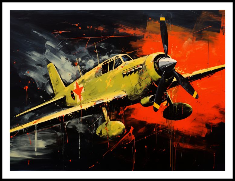 Plakat 100x75cm Barwny Przelot zdjęcie 3