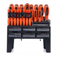 DUŻY ZESTAW ŚRUBOKRĘTÓW BITÓW 100 ELEMENTÓW BITY WKRĘTAK TORX KD10957