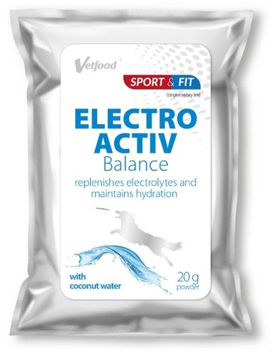 Elektrolity dla psów zapobiegające odwodnieniu - Electroactiv Balance 20g na Arena.pl
