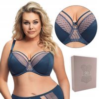 Biustonosz soft GORSENIA K636 FARO niebieski 70I