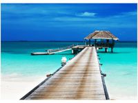 50X70CM DOMEK TROPIKACH OBRAZ POKOJU DREWNINE