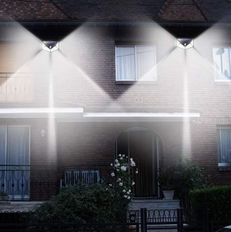 LAMPA SOLARNA Z CZUJNIKIEM RUCHU 3 TRYBY ŚWIECENIA ZEWNĘTRZNA OGRODOWA LED na Arena.pl