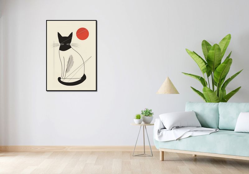 Plakat 67,5x95cm Czerwony Krąg zdjęcie 4