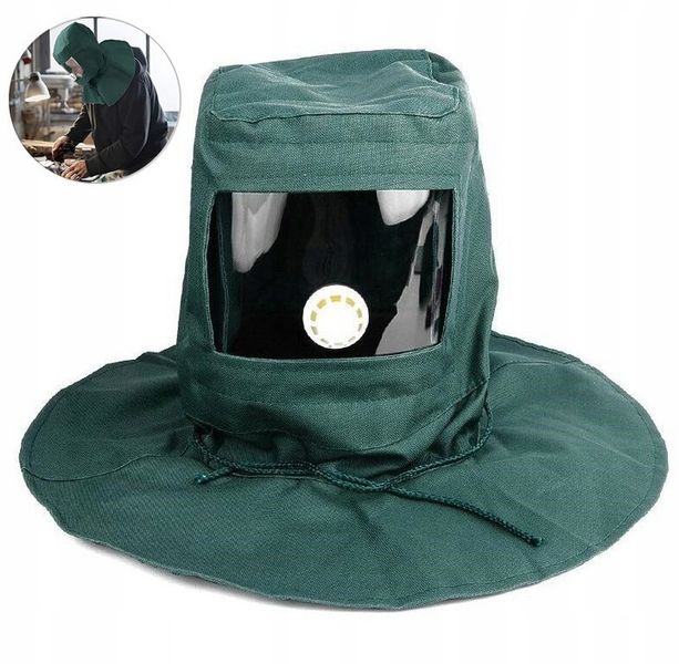 MASKA DO PIASKOWANIA OCHRONNA KASK PIASKOWANIE zdjęcie 1