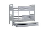 ŁÓŻKO PIĘTROWE BLANKA 90X200 3- osobowe