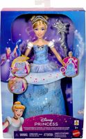 DISNEY LALKA KSIĘŻNICZKA KOPCIUSZEK Z DŹWIĘKIEM I MAGICZNĄ RÓŻDŻKĄ