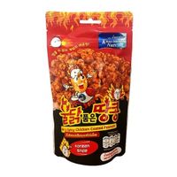 Prażone orzeszki peanuts o smaku kurczaka koreańska ostra przekąska w posypce 80g