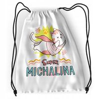 Plecak Sportowy Szkolny Michaliny Córki Dziecka Z Nadrukiem Ze Zdjęciem
