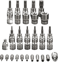 NEO TOOLS ZESTAW BITÓW I NASADEK TORX 3/8 34 ELEMENTÓW WALIZKA NEO 08-711