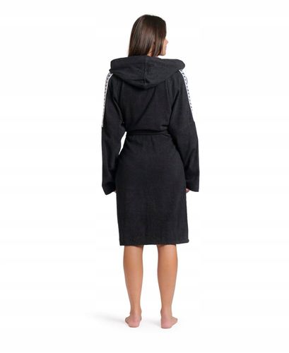 Szlafrok kąpielowy unisex na basen bawełniany kaptur Arena Team Stripe R XL na Arena.pl