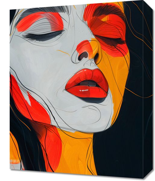Obraz 40x50cm Rozlane Zamyślenie zdjęcie 1