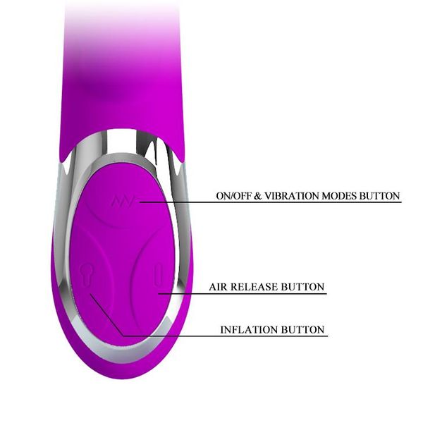 Pompowany Wibrator Wielofunkcyjny 23Cm 7Trybów Usb zdjęcie 8