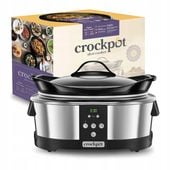 Wolnowar Garnek Elektryczny CROCKPOT KAMIONKOWA Misa 5,7l + PRZEPISY