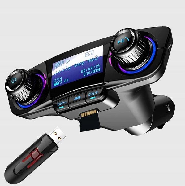 TRANSMITER FM BLUETOOTH 5.0 USB MULTIMEDIALNY 8w1 zdjęcie 7