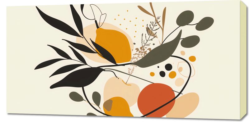 Obraz 100x50cm Botaniczny Wir zdjęcie 1