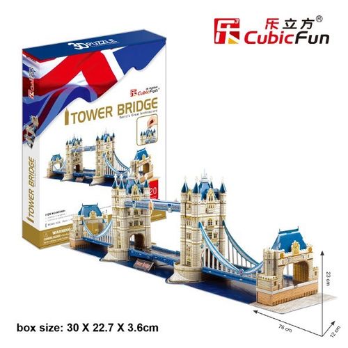 Cubicfun Puzzle 3D Tower Bridge 120 elementów na Arena.pl