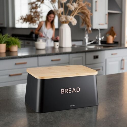 chlebak stalowy z deską do krojenia kinghoff kh-1948 na Arena.pl