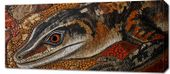 Obraz 90x40cm Oko Jaszczurki