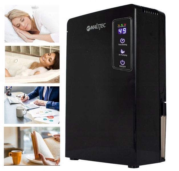 Osuszacz Powietrza Mocny 90W Pochłaniacz Wilgoci Cichy Wydajny Zbiornik 2,2 zdjęcie 13