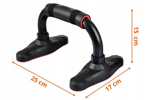 Mocne UCHWYTY DO POMPEK Podpórki do ćwiczeń PUSH UP pompki SKŁADANE 2szt na Arena.pl
