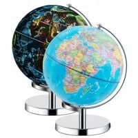 GLOBUS PODŚWIETLANY GEOGRAFICZNY NIEBA LED Z KONSTELACJI LAMPKA NOCNA