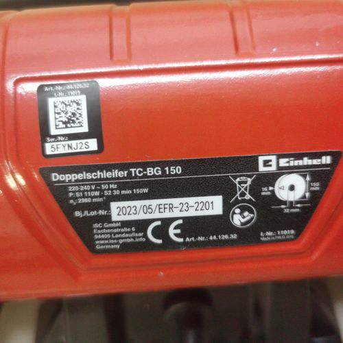 EINHELL SZLIFIERKA STOŁOWA TC-BG 150 na Arena.pl