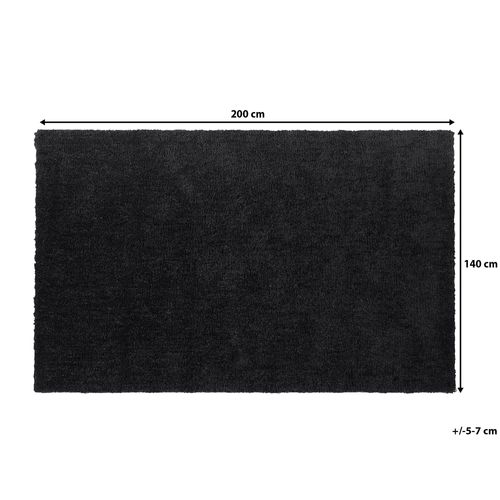 Dywan 140 x 200 cm czarny DEMRE na Arena.pl