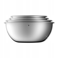 WMF Gourmet komplet zestaw 4 misek kuchennych metalowa miska 4w1 stalowa