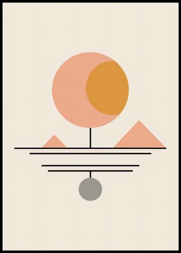 Plakat 67,5x95cm Geometryczna Utopia na Arena.pl