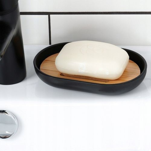 Zestaw ŁAZIENKOWY kubek szczotka WC kosz na śmieci dozownik mydła na Arena.pl