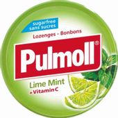 PULMOLL Cukierki Lime Mint 45g BEZ CUKRU
